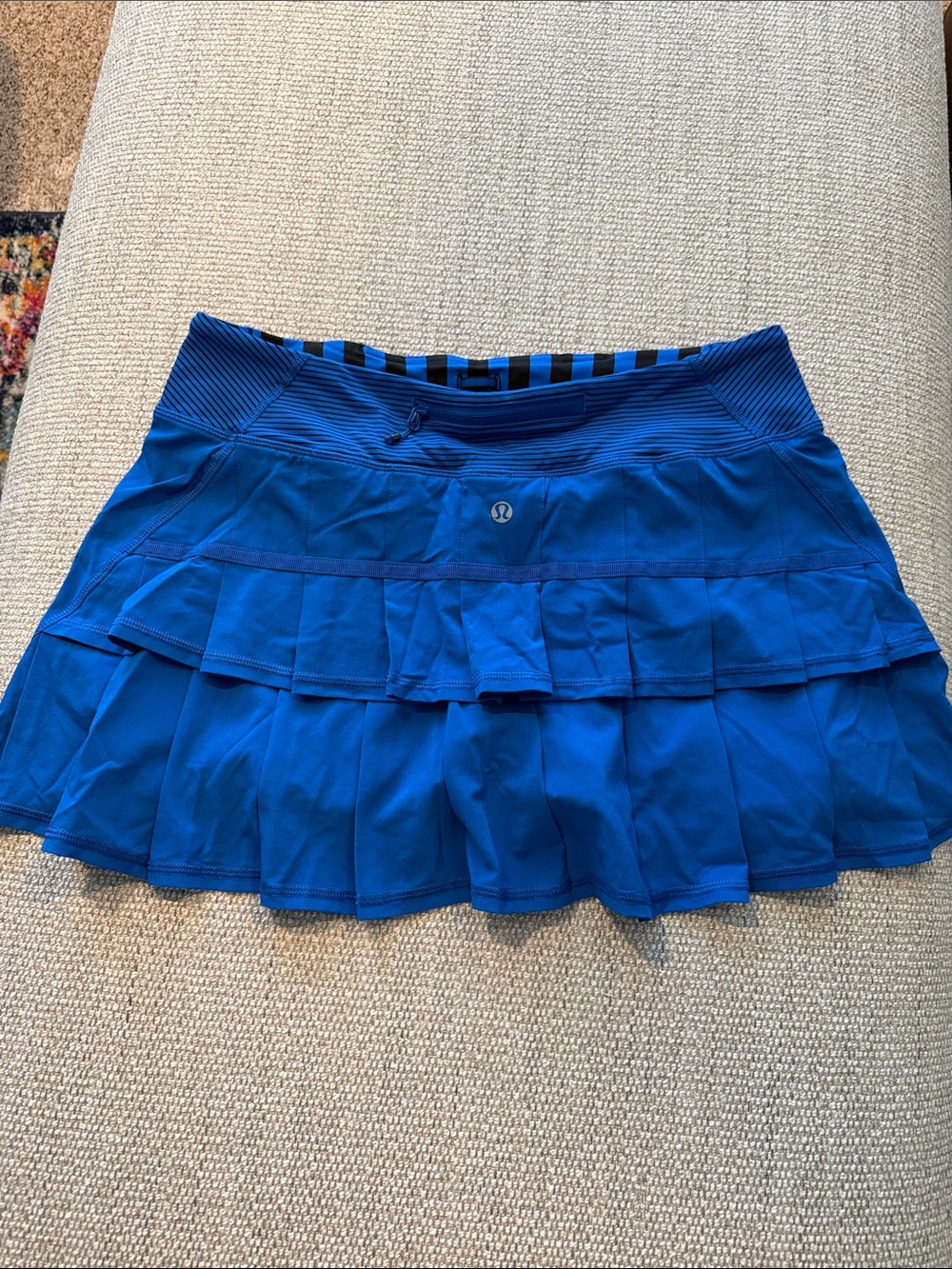lululemon athletica Blue Layered Ruffle Athletic Skort